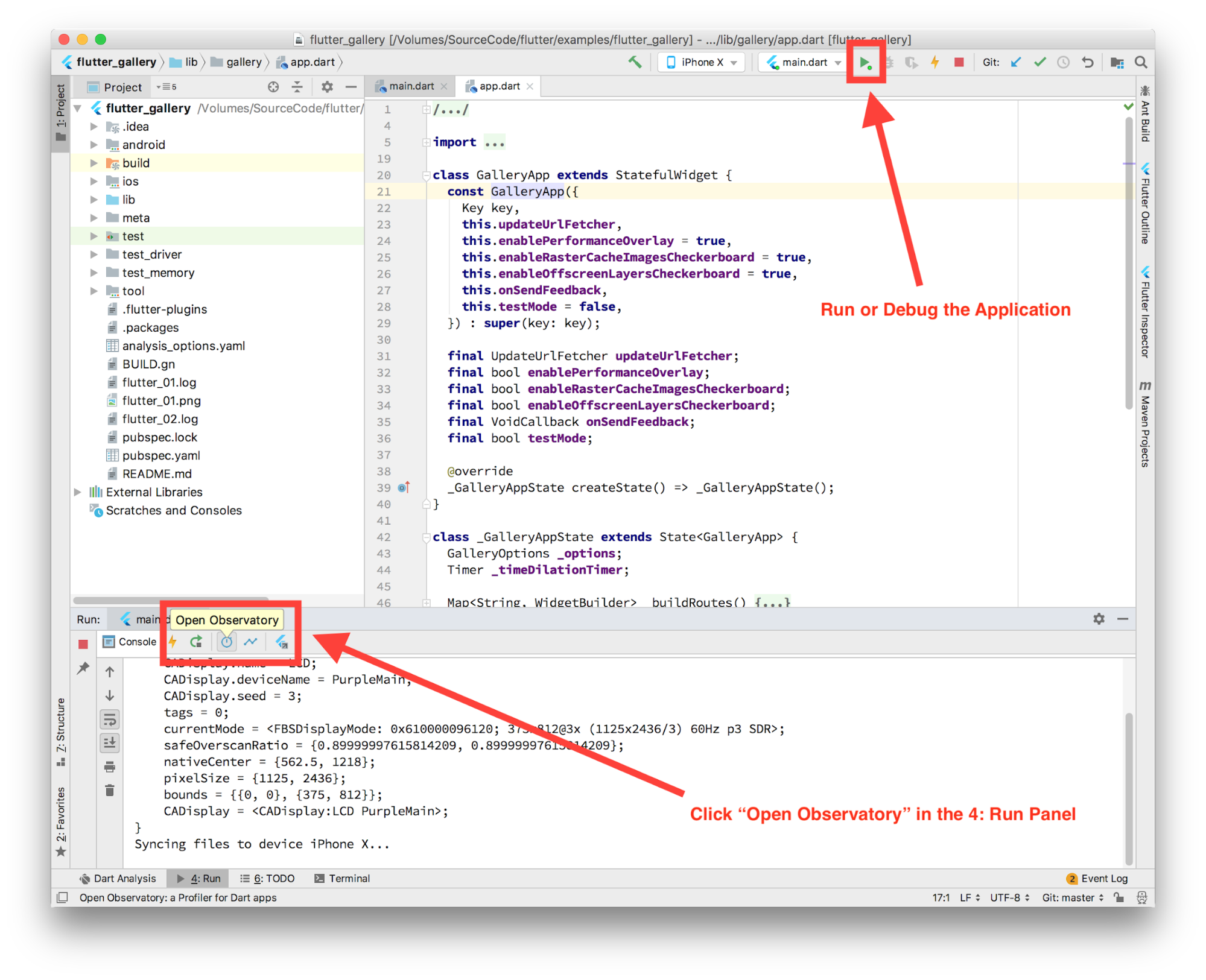Observatory from the IDE